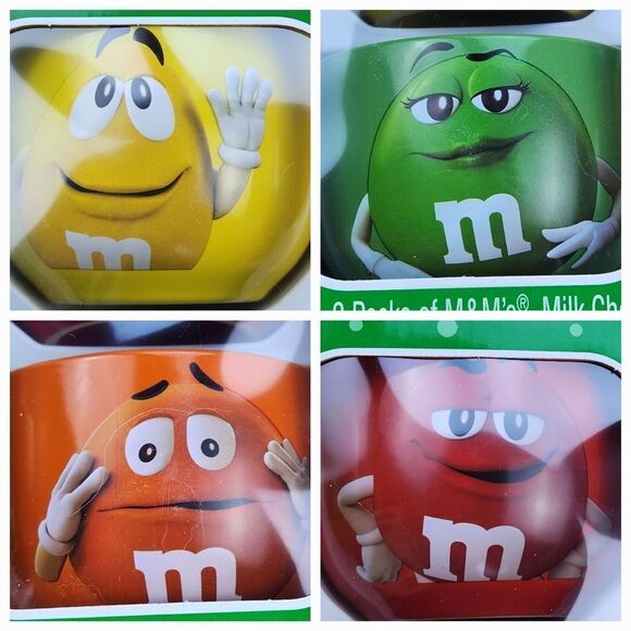 🩵NIB M&M's Ceramic Bowl Set w/M&M Candies - Picture 5 of 10